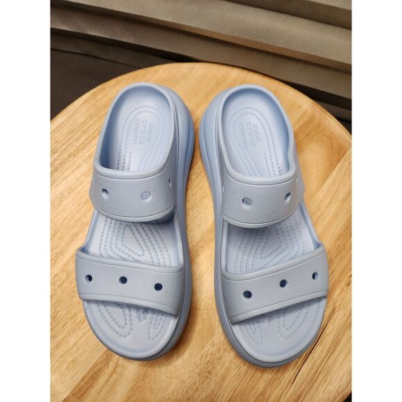 Crocs Classic Crush Sandal Women's size 10 Platform Slide - Picture 4 of 6